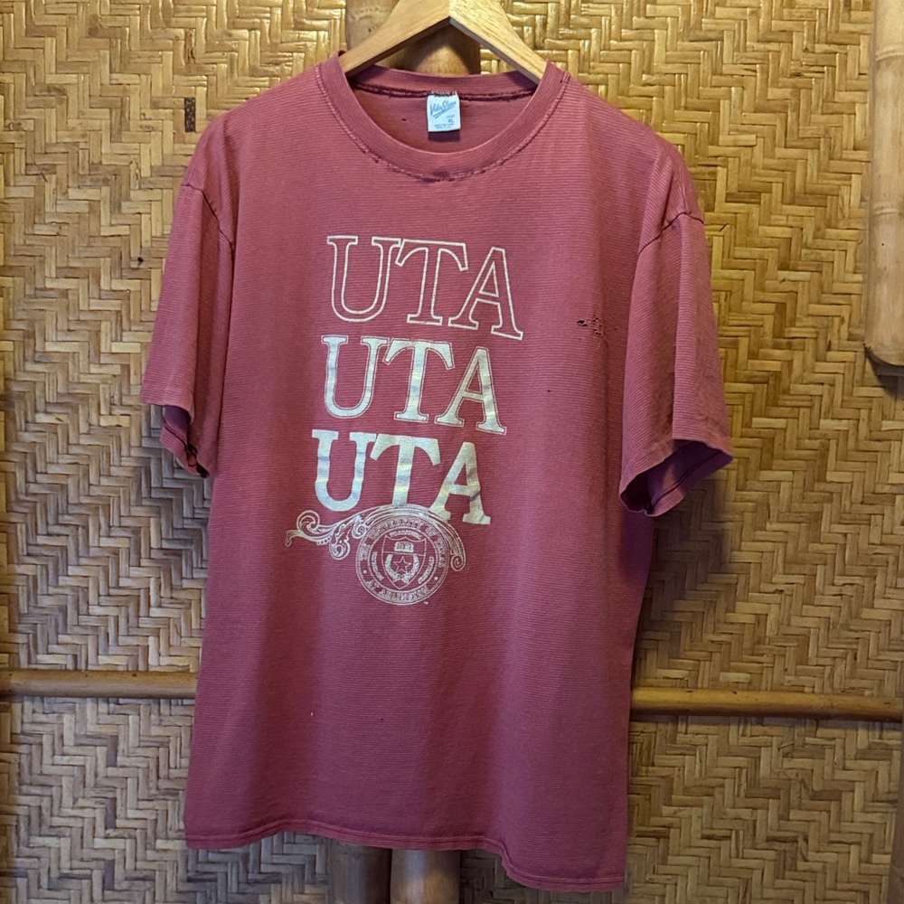 Vintage single stitch UTA university of Texas Graphic T-Shirt tee XL